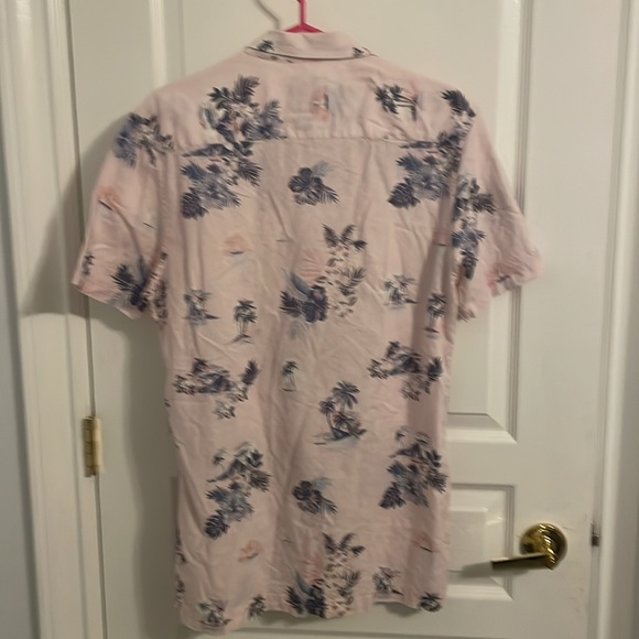 Men’s Barney cool button up shirt with camp collar - Picture 4 of 4